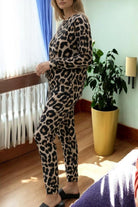 Ladies Leopard Print Pj Set - StylePhase SA