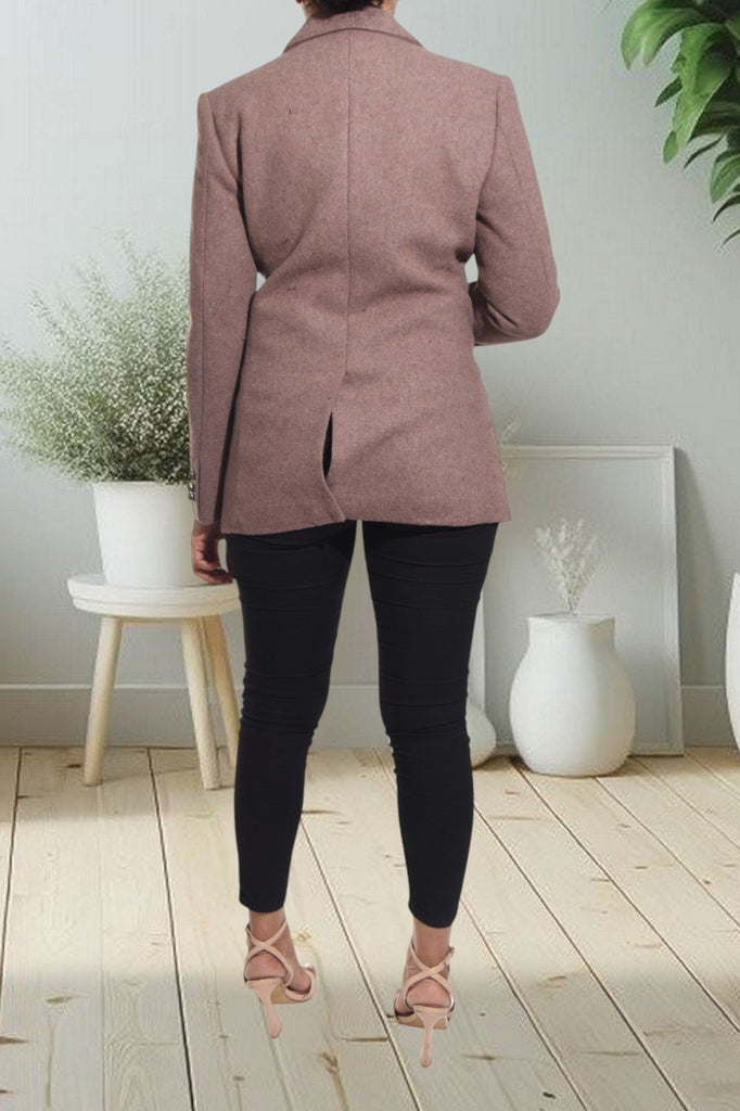 Ladies Light Brown Blazer Coat - StylePhase SA