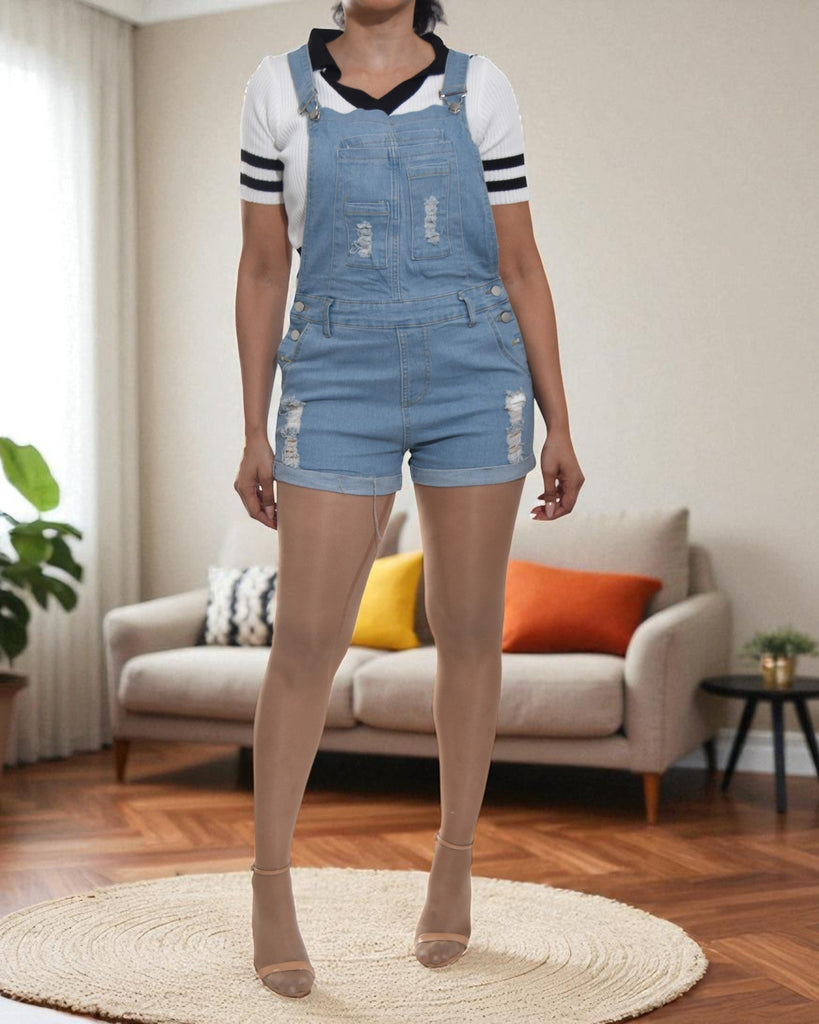 Ladies Light Denim Shortall - StylePhase SA