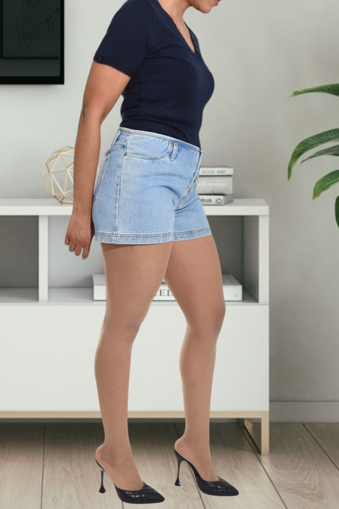 Ladies Light Denim Shorts - StylePhase SA