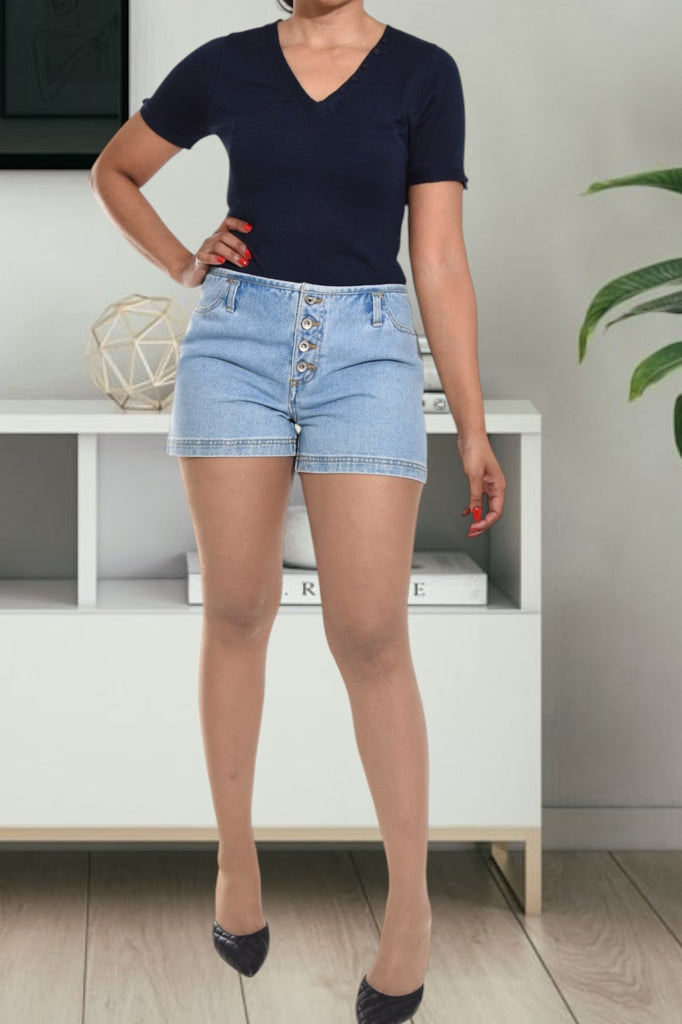 Ladies Light Denim Shorts - StylePhase SA