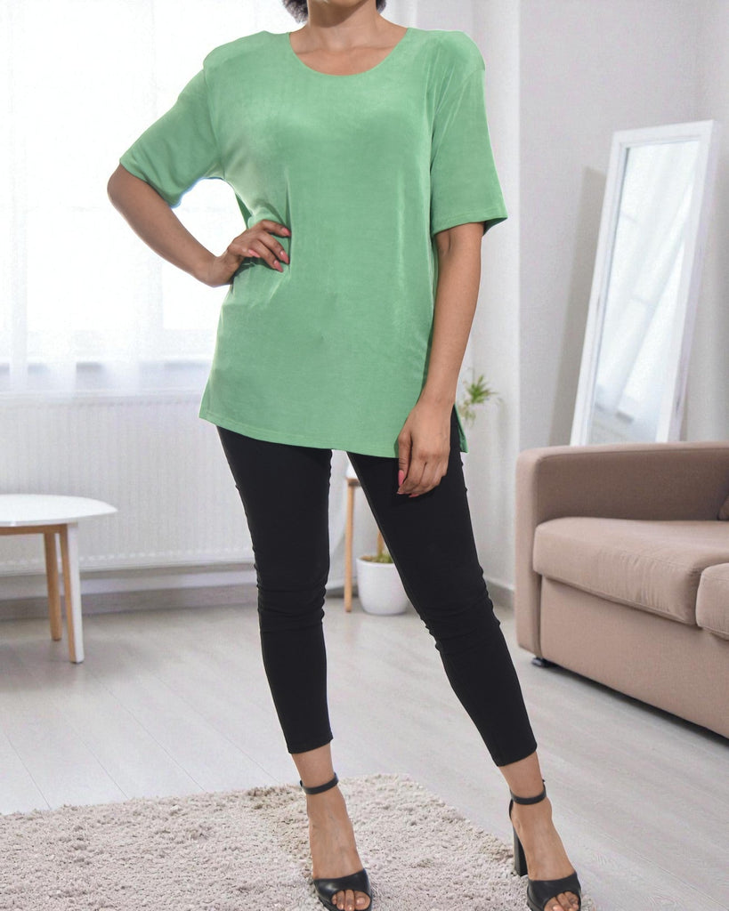 Ladies Light Green Stretch Top - StylePhase SA