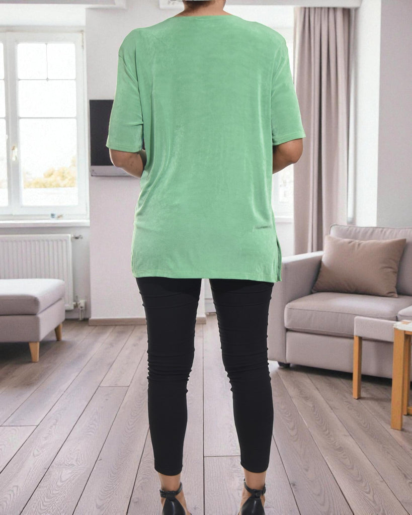 Ladies Light Green Stretch Top - StylePhase SA