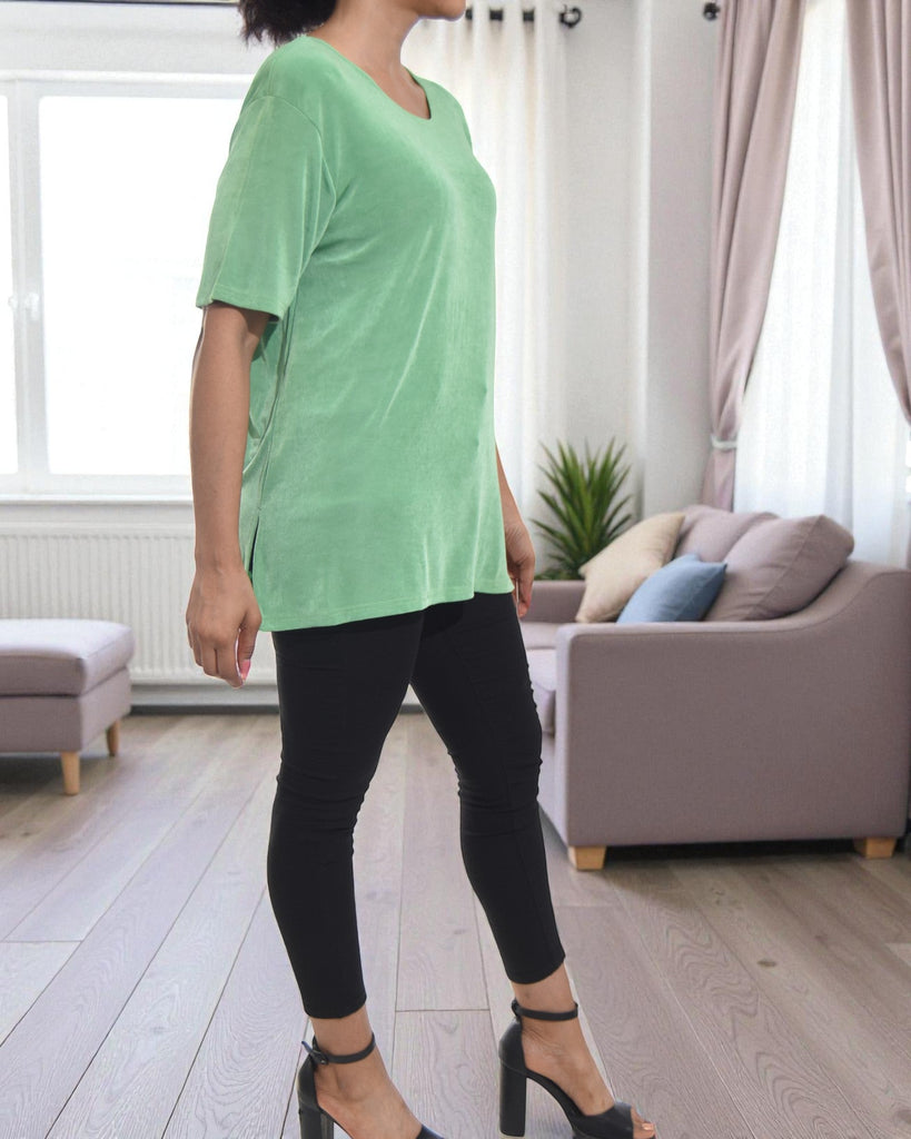Ladies Light Green Stretch Top - StylePhase SA