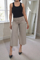 Ladies Light Grey 3/4 Pants - StylePhase SA