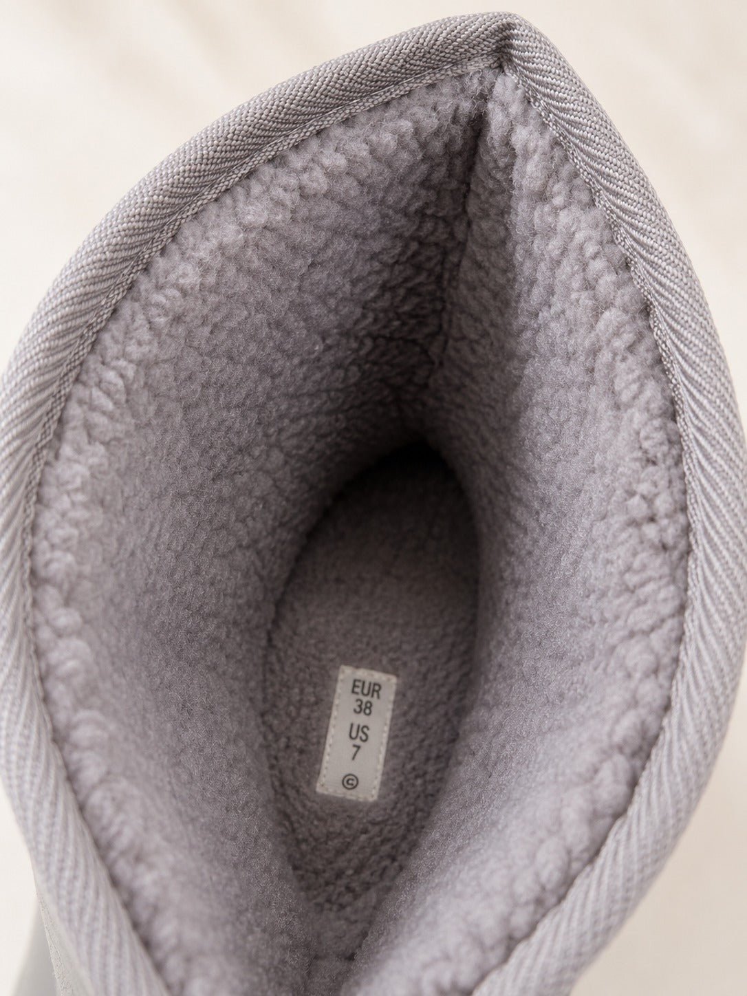 Ladies Light Grey Ankle Warm Shoes - StylePhase SA