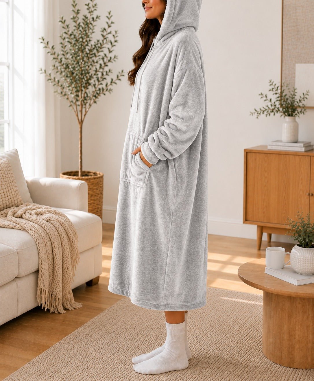 Ladies Light Grey Drawstring Huggers - StylePhase SA