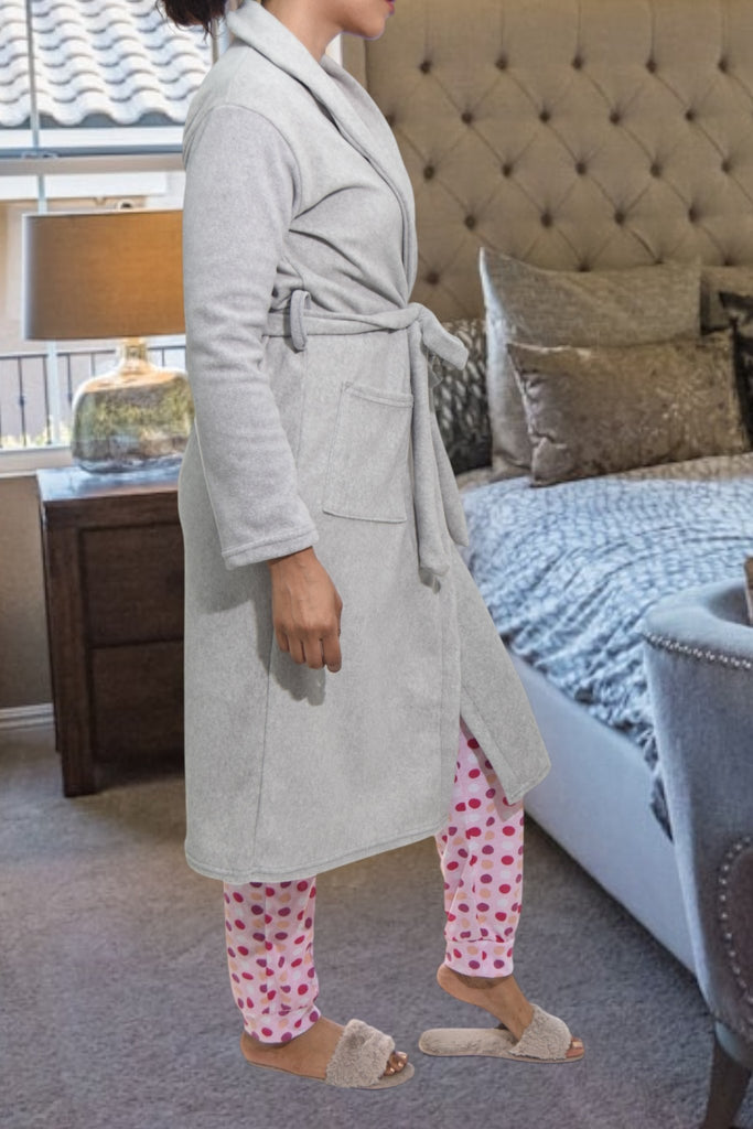 Ladies Light Grey Pocket Gown - StylePhase SA