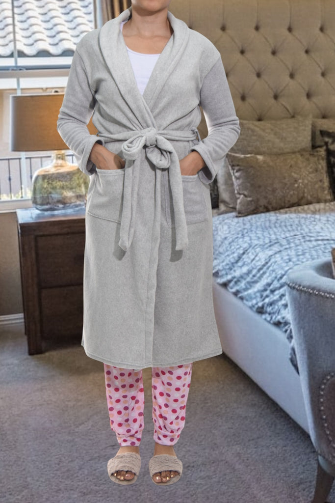 Ladies Light Grey Pocket Gown - StylePhase SA