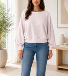 Ladies Lilac Batwing Knit Top - StylePhase SA
