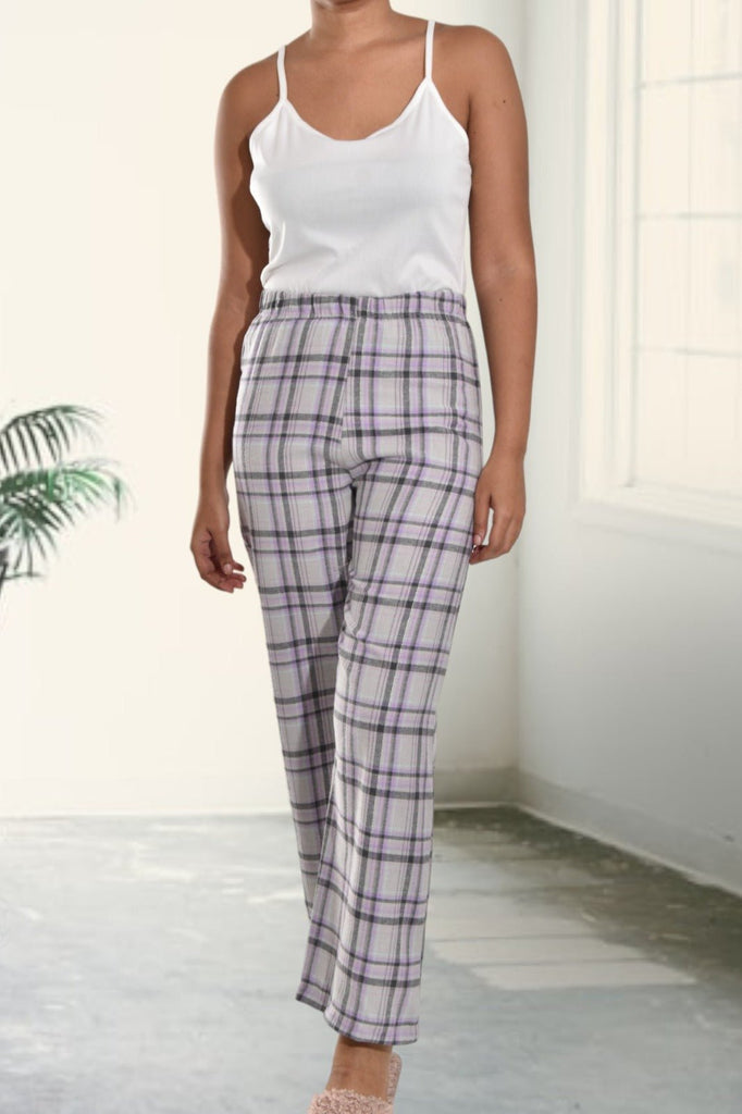 Ladies Lilac Sleep Pants - StylePhase SA