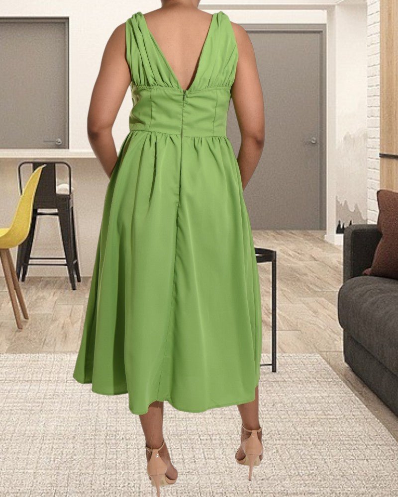 Ladies Lime Corset Dress - StylePhase SA