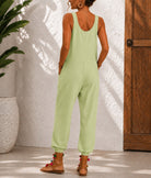 Ladies Lime Tie Straps Jumpsuit - StylePhase SA