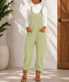 Ladies Lime Tie Straps Jumpsuit - StylePhase SA