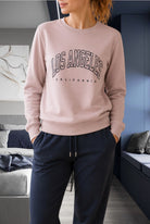 Ladies Los Angeles Printed Top - Pink - StylePhase SA
