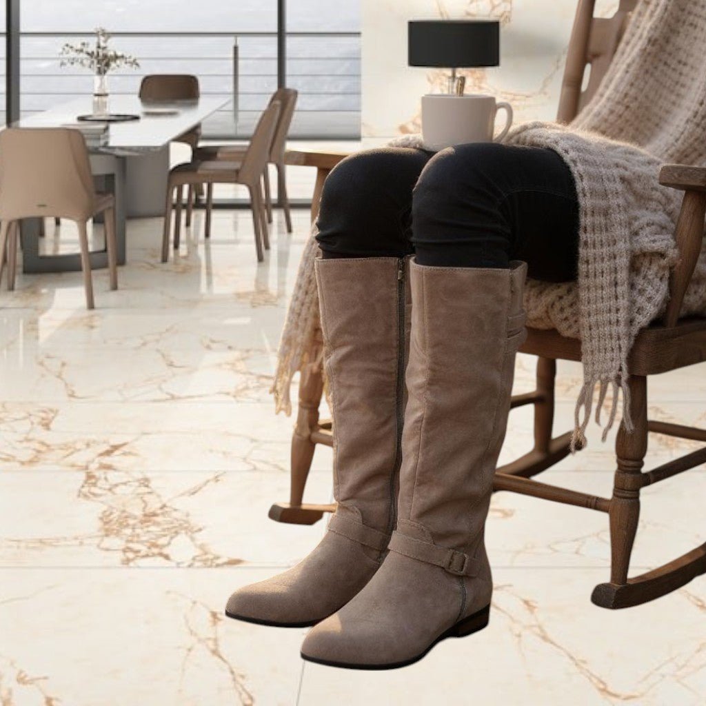 Ladies Lousa Taupe Boots - StylePhase SA