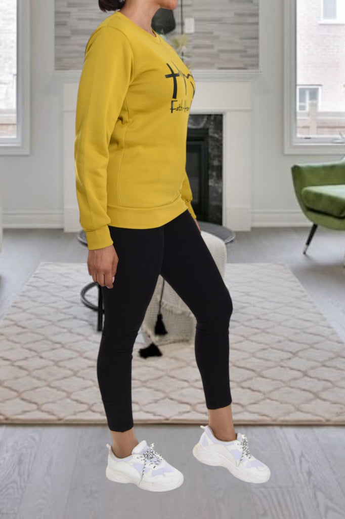 Ladies Love Mustard Sweater - StylePhase SA