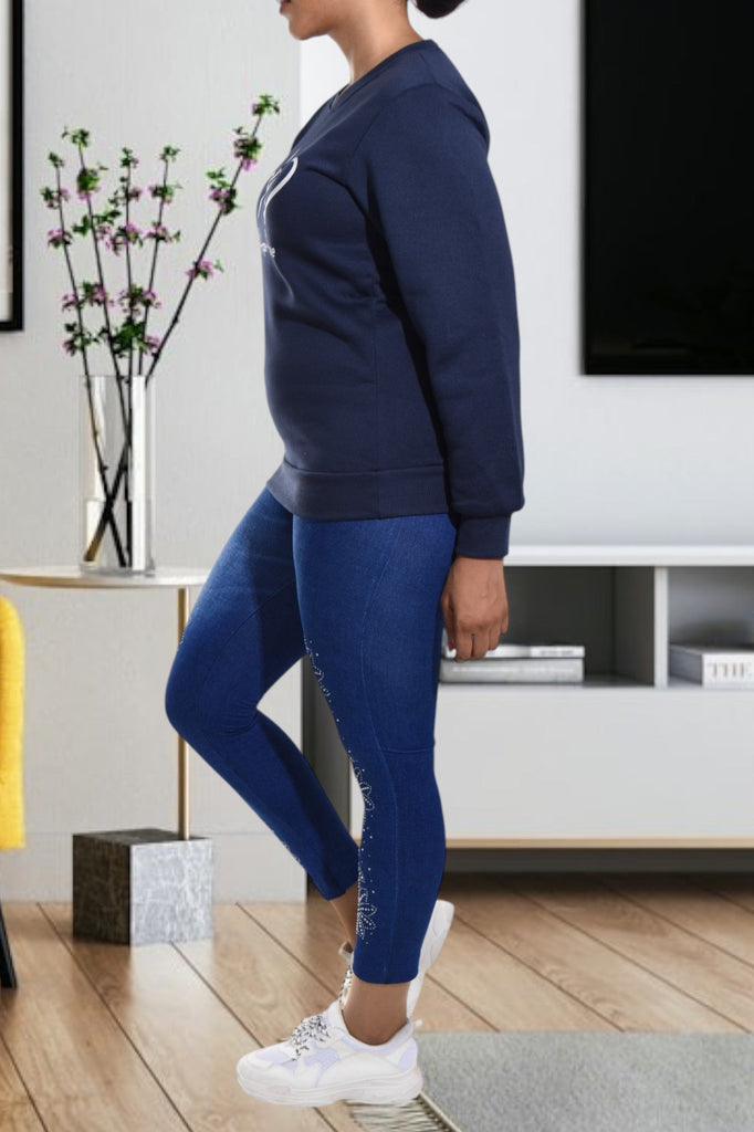 Ladies Love Navy Sweater - StylePhase SA