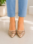 Ladies Lysa Gold Heels - StylePhase SA