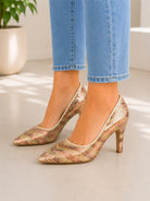 Ladies Lysa Gold Heels - StylePhase SA