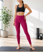 Ladies Maroon Activewear Tights - StylePhase SA