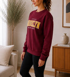 Ladies Maroon Brooklyn Fleece Sweater - StylePhase SA