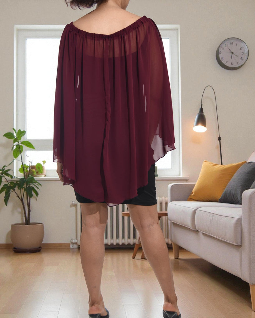 Ladies Maroon Curve Plus Set - StylePhase SA