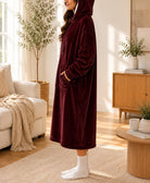 Ladies Maroon Drawstring Huggers - StylePhase SA