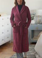 Ladies Maroon Polar Fleece Gown - StylePhase SA