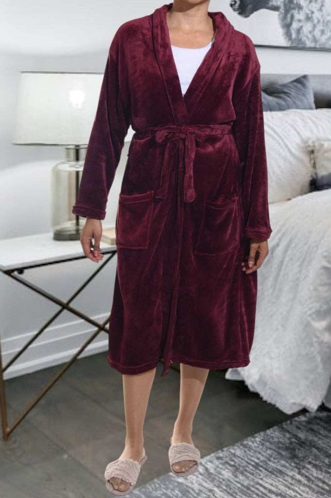 Ladies Maroon Winter Gown - StylePhase SA
