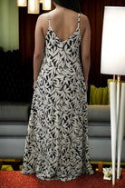 Ladies Maxi Pleated Pocket Dress - Leaves Printed - StylePhase SA
