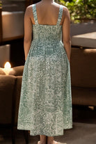 Ladies Maxi Pocket Dress - Mint Floral - StylePhase SA