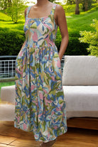 Ladies Maxi Pocket Dress - Multi Color - StylePhase SA