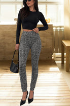 Ladies Melange Grey Leggings - StylePhase SA