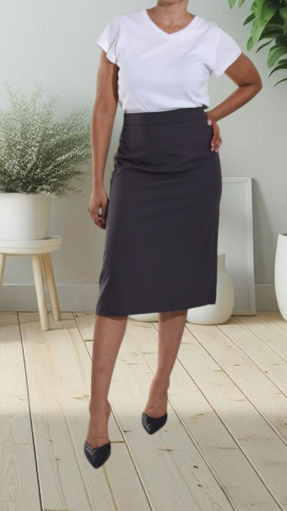 Ladies Midi Charcoal Skirt (Copy) - StylePhase SA