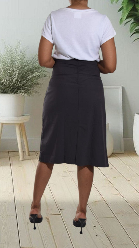 Ladies Midi Charcoal Skirt (Copy) - StylePhase SA