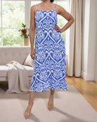 Ladies Midi Pocket Dress - Royal Blue - StylePhase SA