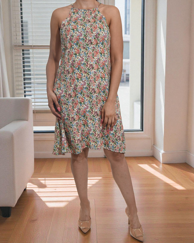 Ladies Mini Floral Slip Dress - StylePhase SA