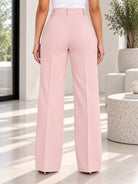 Ladies Mink Button Front Long Pants - StylePhase SA