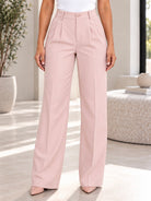 Ladies Mink Button Front Long Pants - StylePhase SA