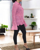 Ladies Mink Frill Shirt - StylePhase SA