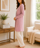 Ladies Mink Open-Front Longline Cardigan - StylePhase SA