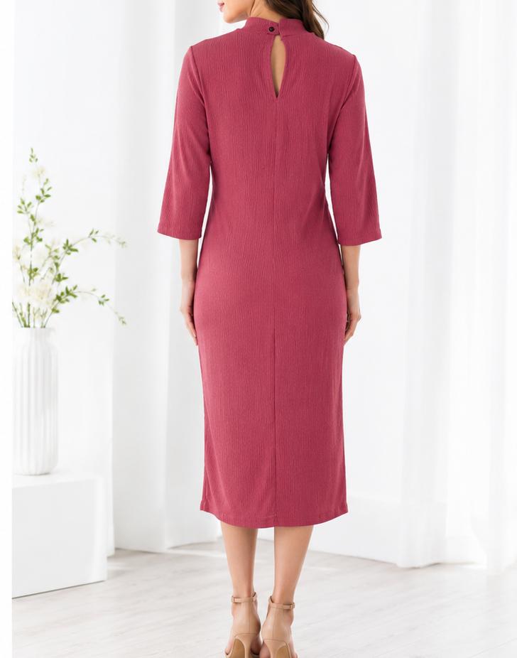 Ladies Mink Side Ruched Dress - StylePhase SA