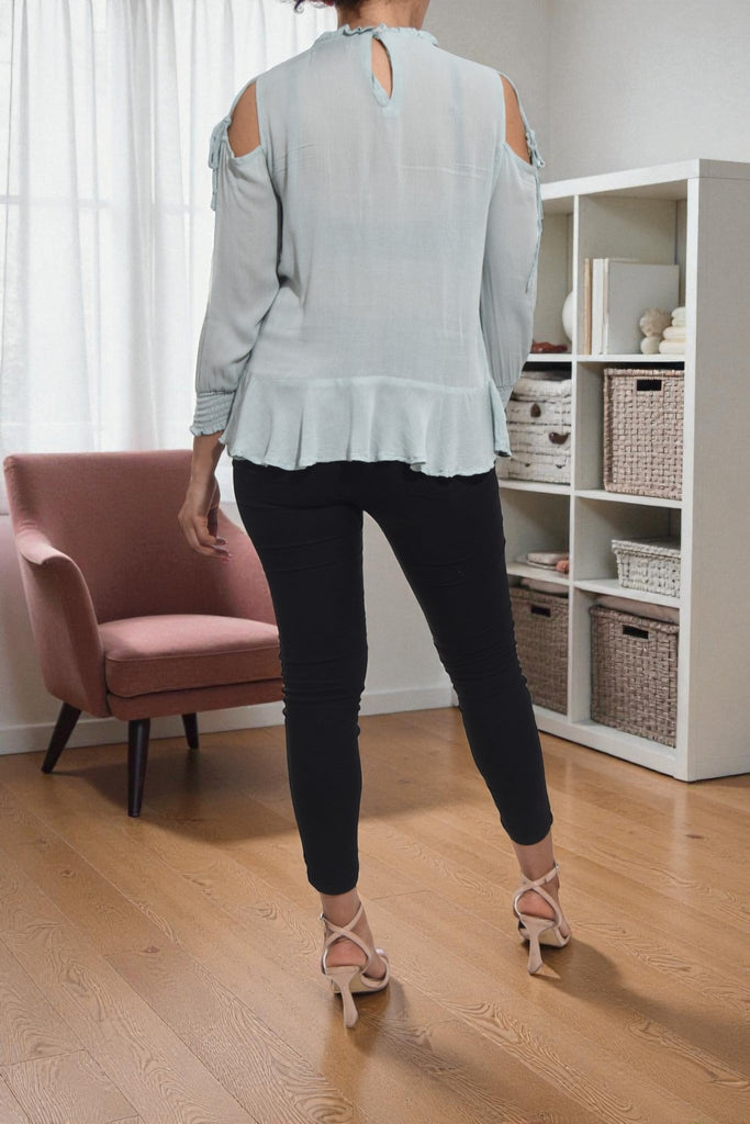 Ladies Mint Cut Shoulder Top - StylePhase SA