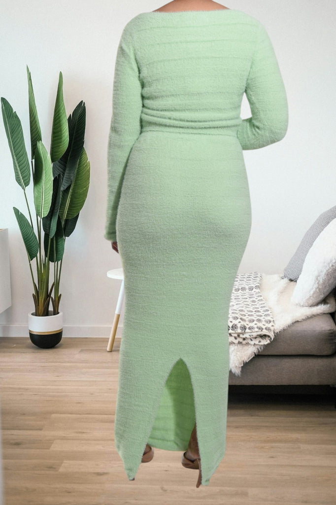 Ladies Mint Jersey Two Piece Set - StylePhase SA