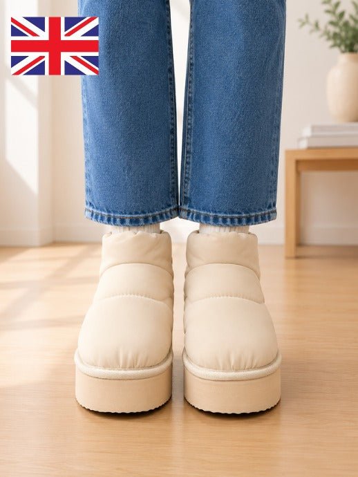 Ladies Mocha Platform Boots - StylePhase SA