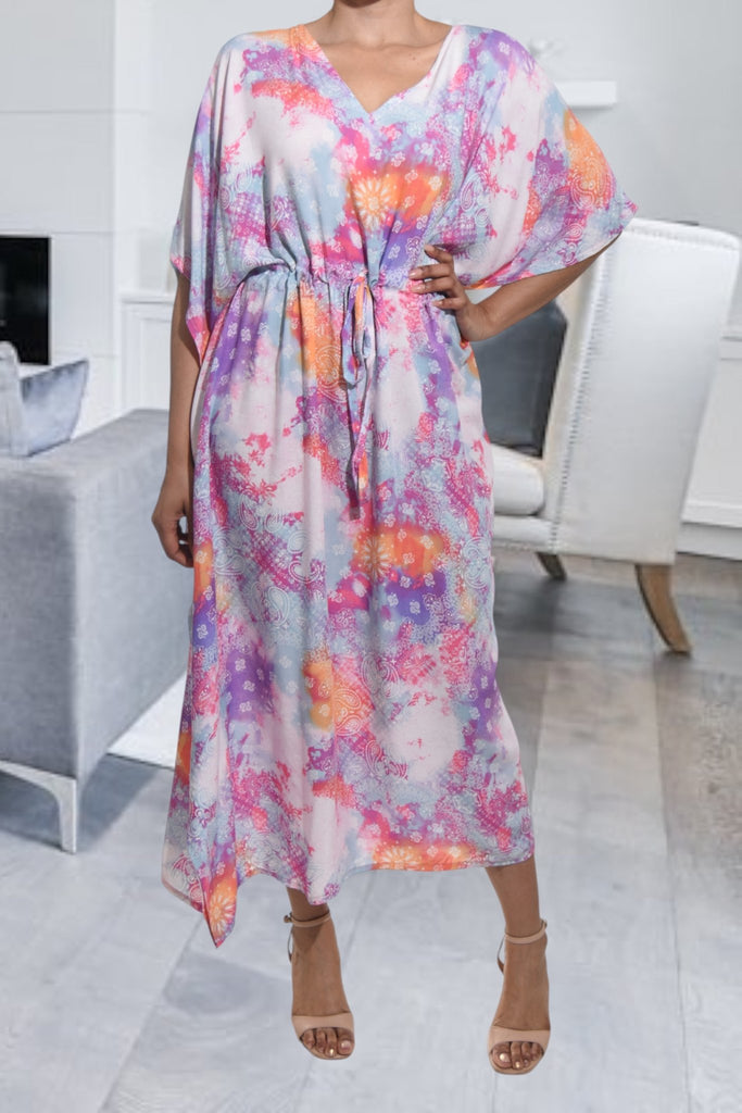 Ladies Multi Colour Printed Kaftan - StylePhase SA