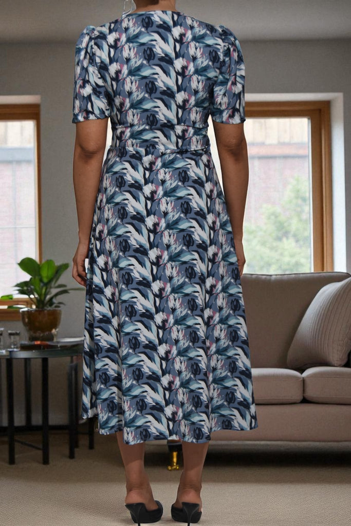 Ladies Multi Colour Wrap Dress - StylePhase SA
