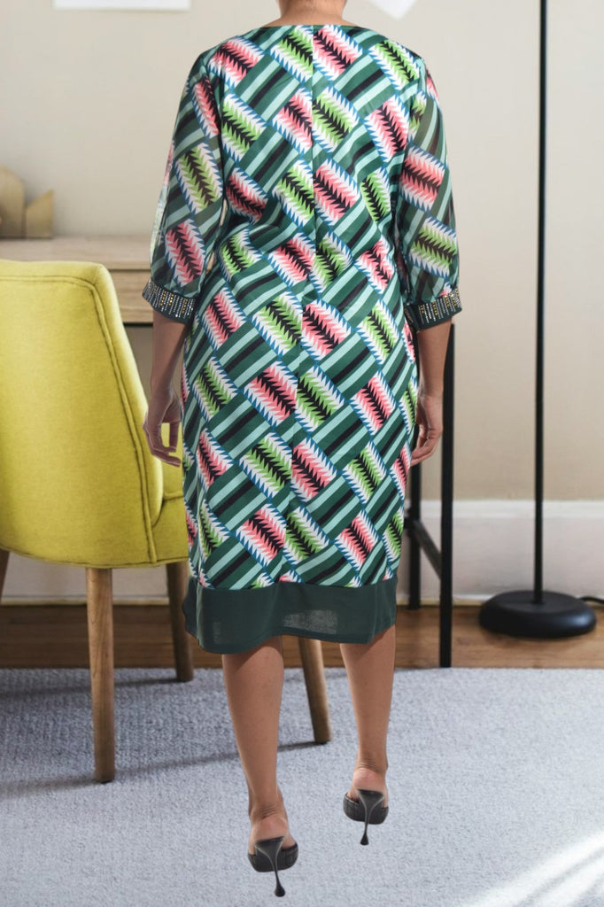 Ladies Multi Print Pocket Dress - StylePhase SA