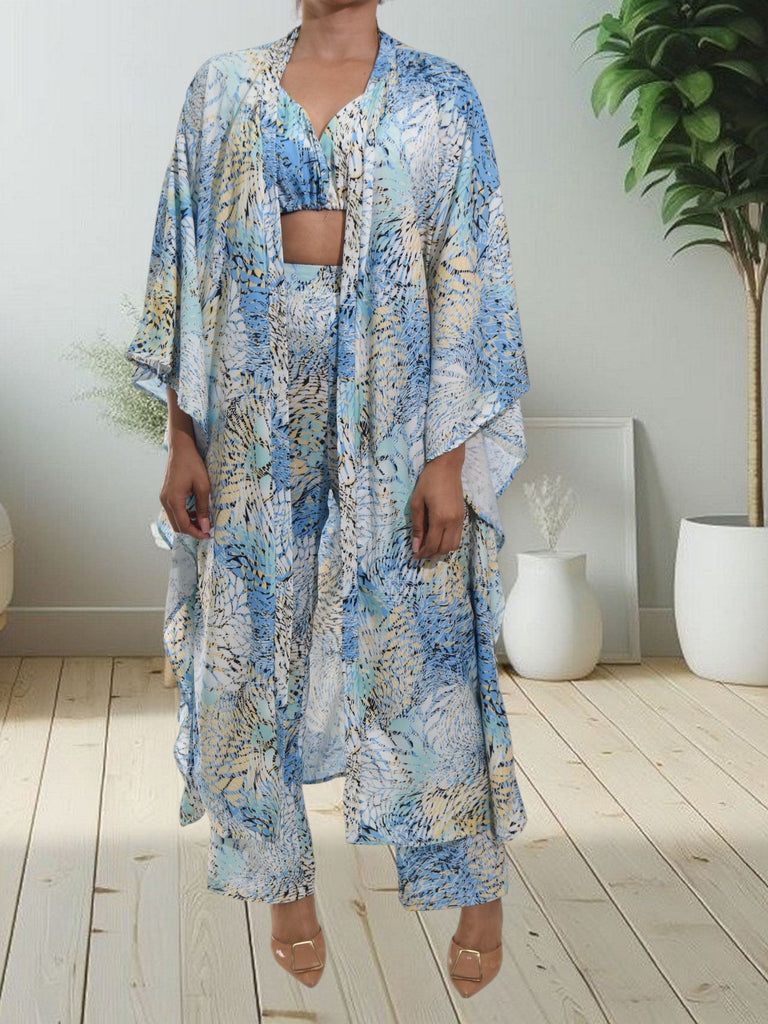 Ladies Multi Printed 3Pc Set - StylePhase SA